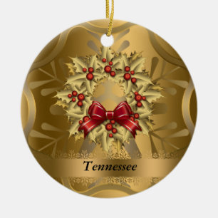 Tennessee Staat Weihnachtsfeier Keramikornament