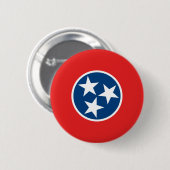 Tennessee-Staats-Flagge Button (Vorne & Hinten)