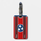 Tennessee-Staats-Flagge Gepäckanhänger (Rückseite vertikal)