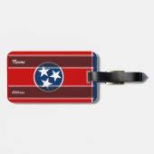 Tennessee-Staats-Flagge Gepäckanhänger (Rückseite horizontal)