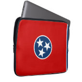 Tennessee-Staats-Flagge Laptopschutzhülle (Vorne Rechts)