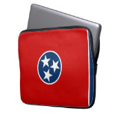 Tennessee-Staats-Flagge Laptopschutzhülle (Vorderseite Links)