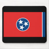 Tennessee-Staats-Flagge Mousepad (Vorne)