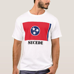Tennessee-Staats-Flagge, SECEDE T-Shirt