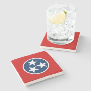 Tennessee-Staats-Flagge Steinuntersetzer
