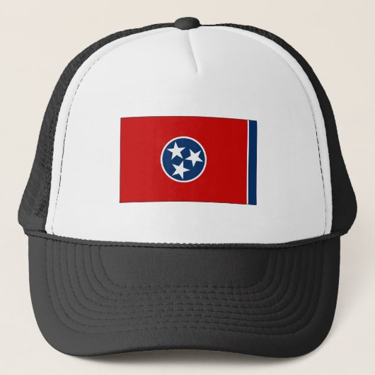 Tennessee-Staats-Flagge Truckerkappe (Vorderseite)