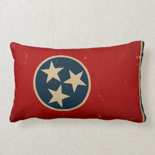 Tennessee-Staats-Flagge VINTAG Lendenkissen