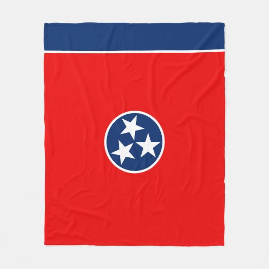 Tennessee-Staats-Flaggen-Entwurf Fleecedecke (Vorderseite)