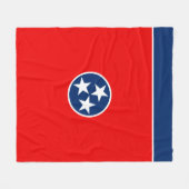 Tennessee-Staats-Flaggen-Entwurf Fleecedecke (Vorderseite (Horizontal))