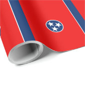 Tennessee-Staats-Flaggen-Entwurf Geschenkpapier (Rolleneckpunkt)