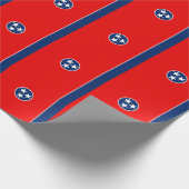 Tennessee-Staats-Flaggen-Entwurf Geschenkpapier (Ecke)