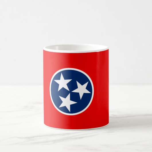 Tennessee-Staats-Flaggen-Entwurf Kaffeetasse (Mittel)