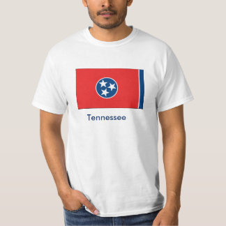 Tennessee-Staats-Flaggen-T - Shirt