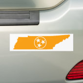 Tennessee-Staats-Orange Autoaufkleber (Auf Auto)
