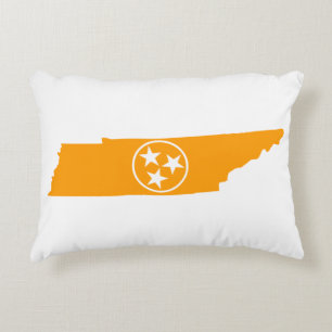 Tennessee-Staats-Orange Zierkissen