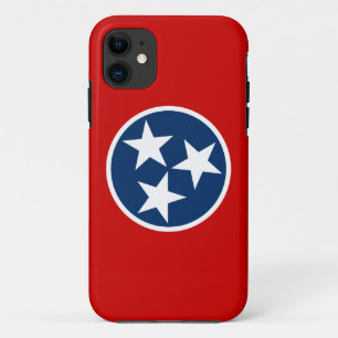 Tennessee Staatsflagge Blau Weiße Sterne Case-Mate iPhone Hülle