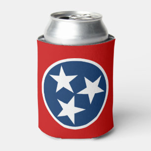 Tennessee Staatsflagge Blau Weiße Sterne Dosenkühler