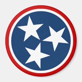 Tennessee Staatsflagge Blau Weiße Sterne Magnet