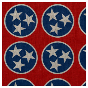 Tennessee Staatsflagge Blau Weiße Sterne Stoff