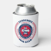 Tennessee Staatsstolz Monogram Cooler Dosenkühler (Kanne Vorderseite)