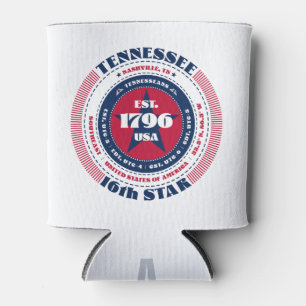 Tennessee Staatsstolz Monogram Cooler Dosenkühler