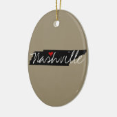 Tennessee-Stadt Keramik Ornament (Links)