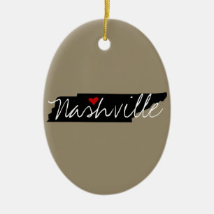 Tennessee-Stadt Keramik Ornament