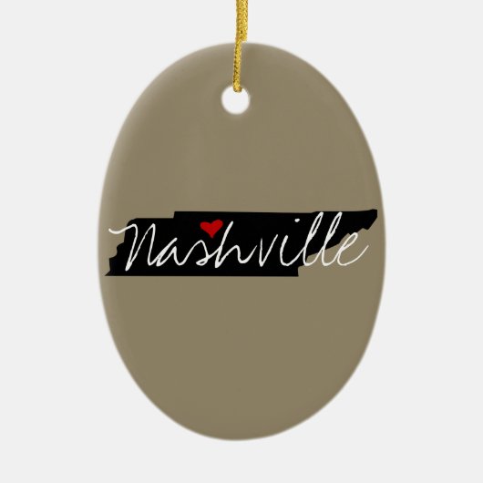Tennessee-Stadt Keramik Ornament (Vorne)