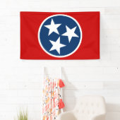 Tennessee State Flag Blaue weiße Stars Banner (Insitu)
