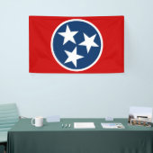 Tennessee State Flag Blaue weiße Stars Banner (Messeveranstaltung)