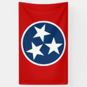 Tennessee State Flag Blaue weiße Stars Banner (Vertikal)
