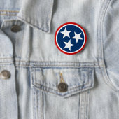 Tennessee State Flag Blaue weiße Stars Button (Beispiel)