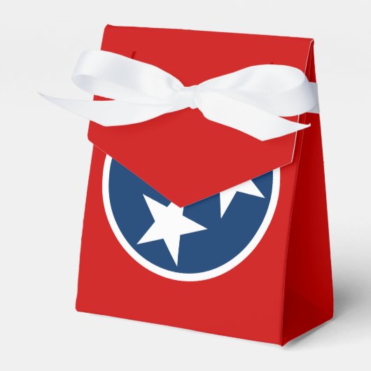 Tennessee State Flag Blaue weiße Stars Geschenkschachtel (Vorderseite)