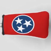 Tennessee State Flag Blaue weiße Stars Golf Headcover (Vorderseite)