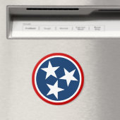 Tennessee State Flag Blaue weiße Stars Magnet (In Situ (Geschirrspüler))