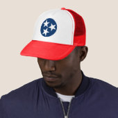 Tennessee State Flag Blaue weiße Stars Truckerkappe (Beispiel)
