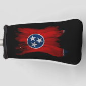 Tennessee state flag brush stroke, Tennessee flag Golf Headcover (Vorderseite)