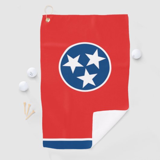 Tennessee State Flag Golf Tower Golfhandtuch (Insitu)