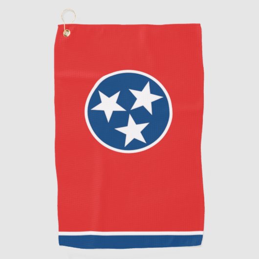 Tennessee State Flag Golf Tower Golfhandtuch (Vorderseite)