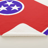 Tennessee State Flag Print Patriotic Sherpadecke (3/4)