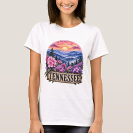 Tennessee State Floral PNG Design T-Shirt