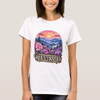Tennessee State Floral PNG Design T-Shirt
