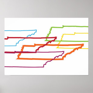 tennessee stolz unscharf poster