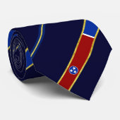 Tennessee stripes Flagge Krawatte (Gerollt)