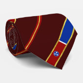 Tennessee stripes Flagge Krawatte (Gerollt)