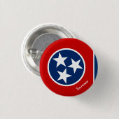 Tennessee-Taste, patriotische Tennessee-Flag-Mode Button (Vorne & Hinten)
