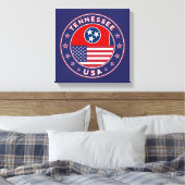 Tennessee, Tennessee-Poster, Leinwand (Insitu (Schlafzimmer))