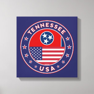 Tennessee, Tennessee-Poster, Leinwand