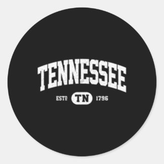 Tennessee Tennessee Runder Aufkleber