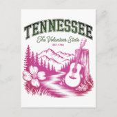 Tennessee The Volunteer State Travel Souvenir Postkarte (Vorderseite)